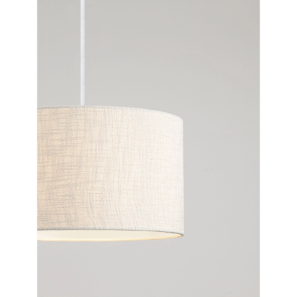 Leinen-Pendellampe Karen Ø 40cm Lyora 5212017493958