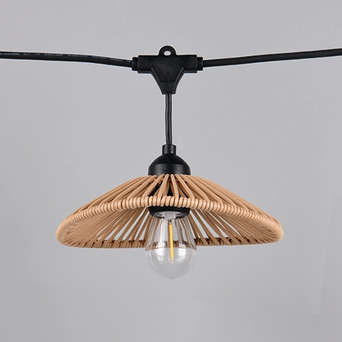 Lichterketten Chain Schwarz mit Braun 600 cm Trio 4017807697612