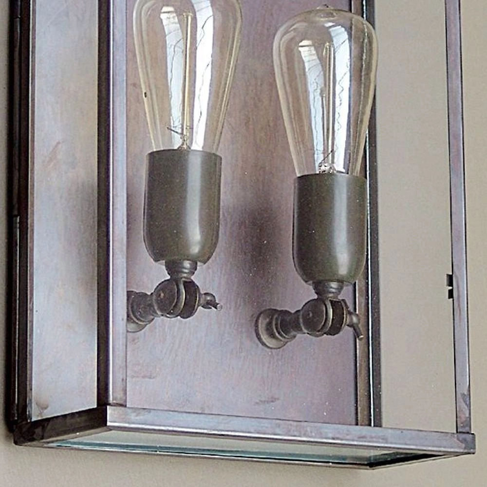 Ländliche Außenlampe Vitrine 2L Large Wandlampe Authentage 8716803505421