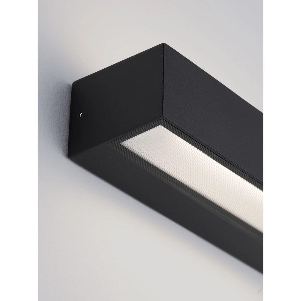 Elegante Wandlampe Lane schwarz 22 cm – 21 W Lyora 5212017496737