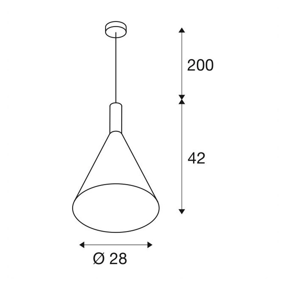 Pendelleuchte Phelia Ø 28cm SLV 4024163231442