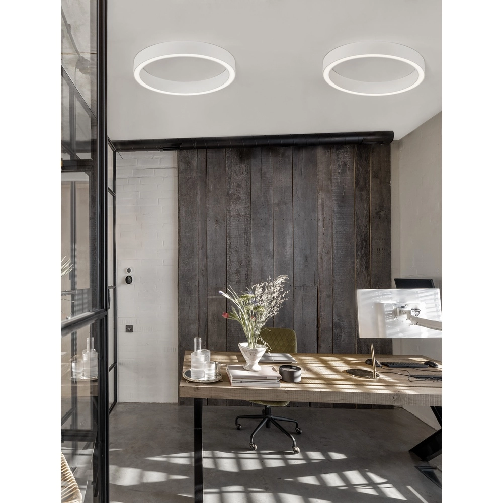 Design-Deckenleuchte Sting weiß Ø 60cm Lyora 5212017437464