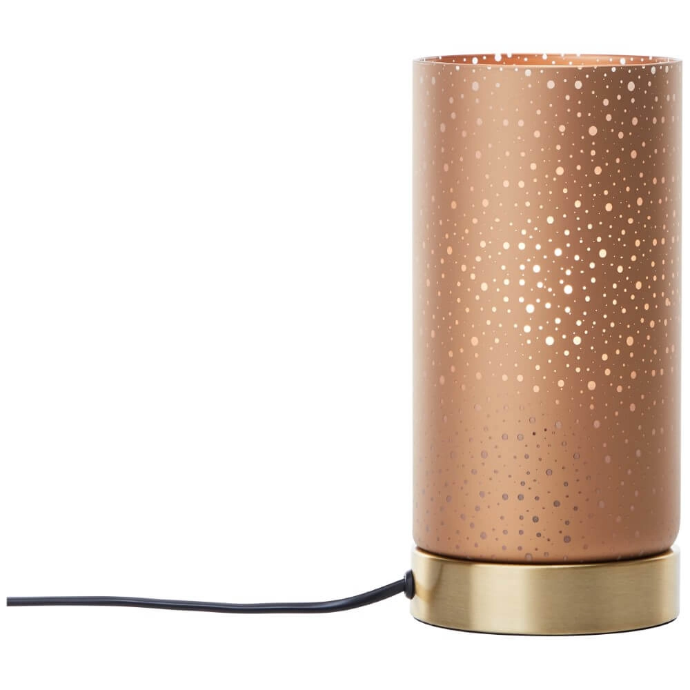 Tischlampe Scarlett Gold mit Kupferbronze Brilliant 4004353438196