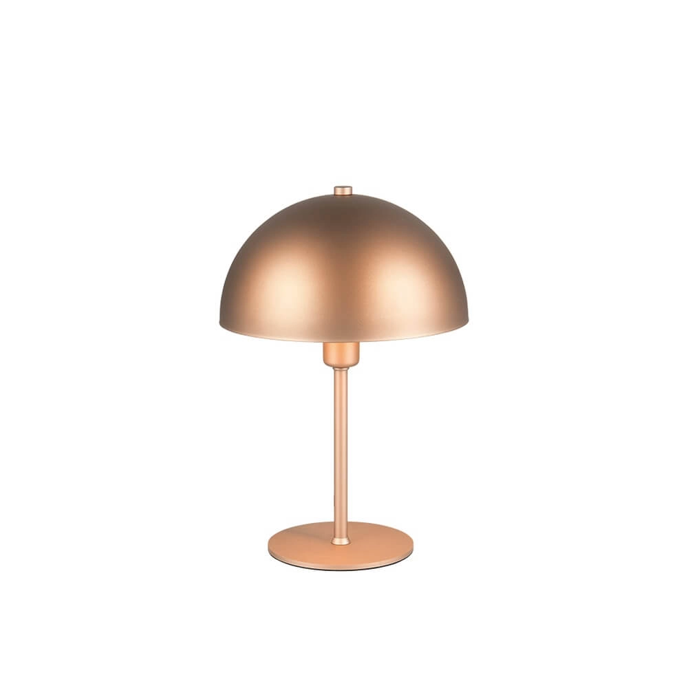 Design-Tischleuchte Nola kaffeebraun Ø 20cm Trio 4017807633924