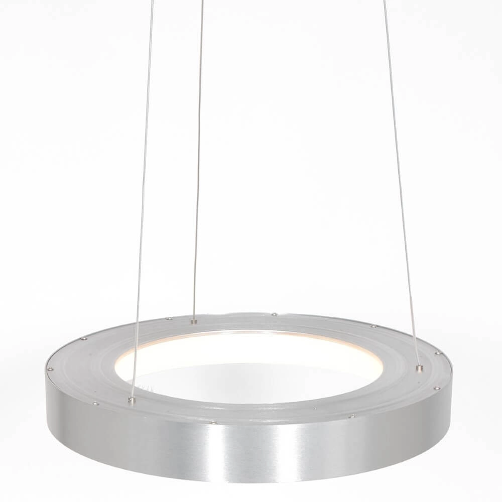 LED-Hängelampe Ringlede Ø 48cm Metallgrau Steinhauer 8712746135213