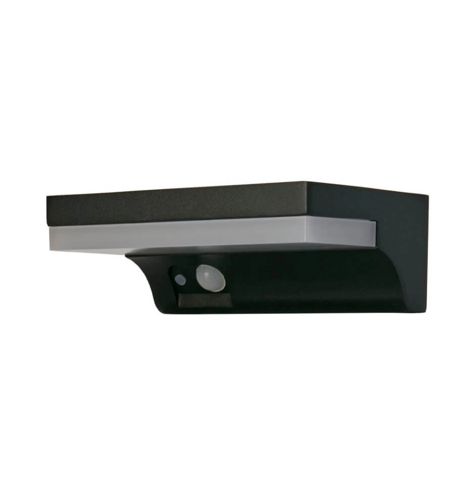 Design-Wandleuchte Solar Schwarz
