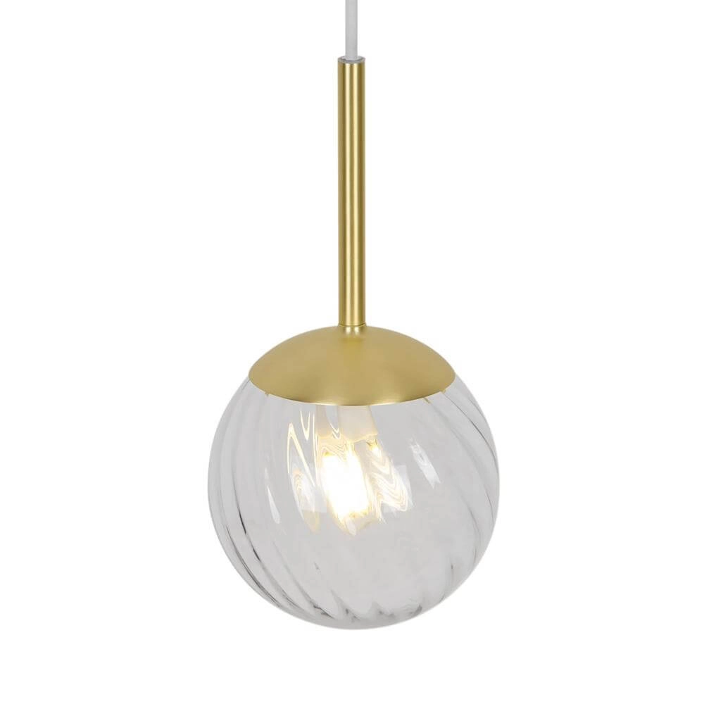Pendelleuchte aus Glas Chisell Messing Ø 15cm Nordlux 5704924015649