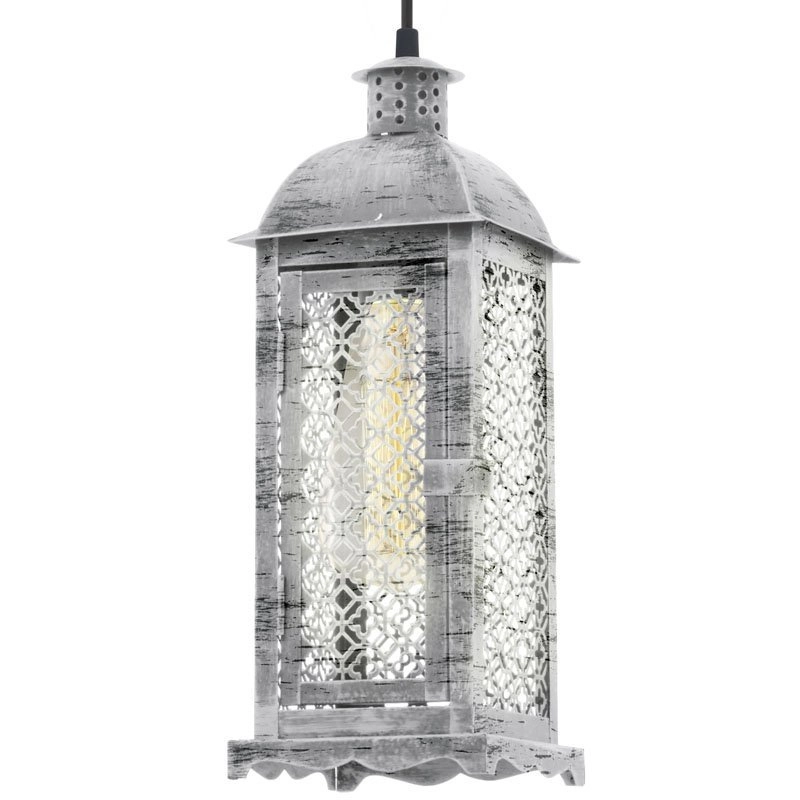 Pendelleuchte Vintage Square Antik silber Eglo 9002759492168
