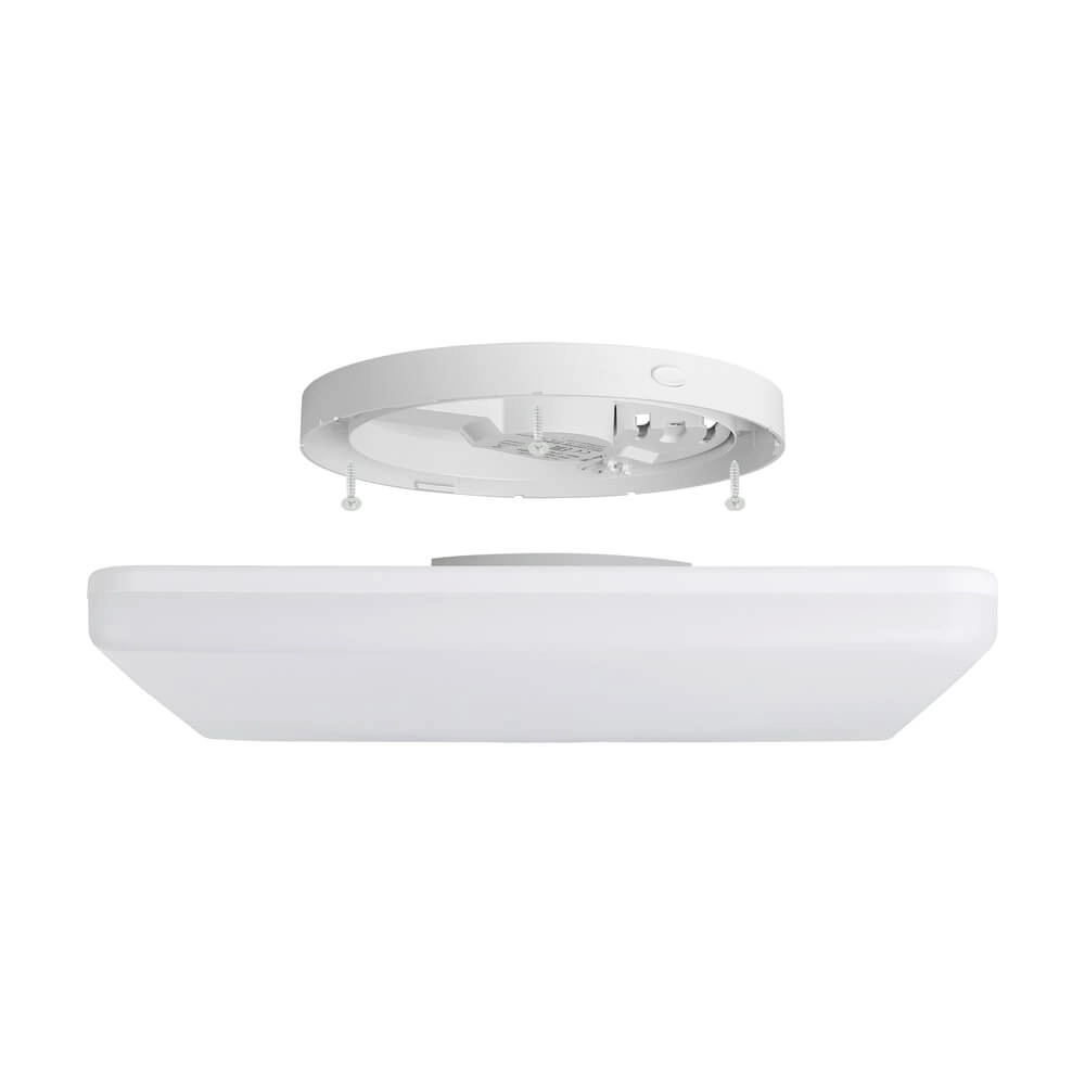 Quadratische Deckenleuchte Castagneto 31 x 31cm weiß Eglo 9008606313235