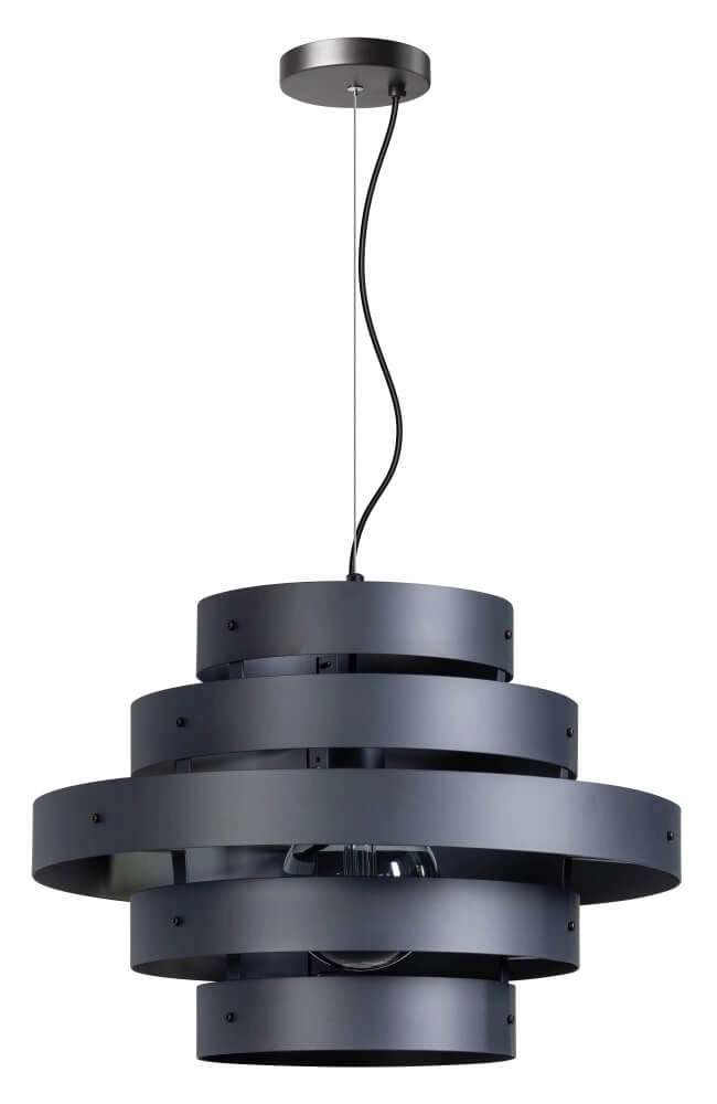 Schwarze Hängelampe Blagoon Ø 50cm