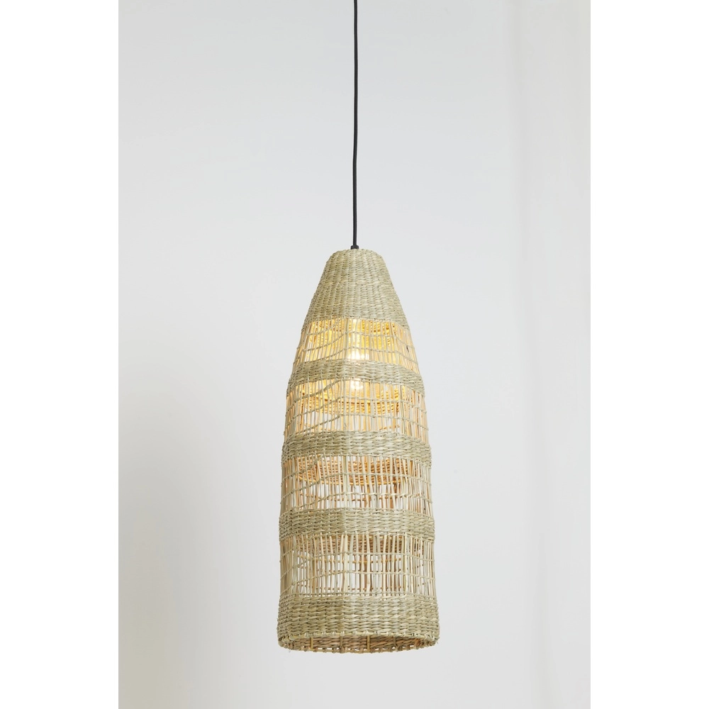 Seegras-Pendellampe Latika 42 cm hoch – 1x E27 Light & Living 8717807644031