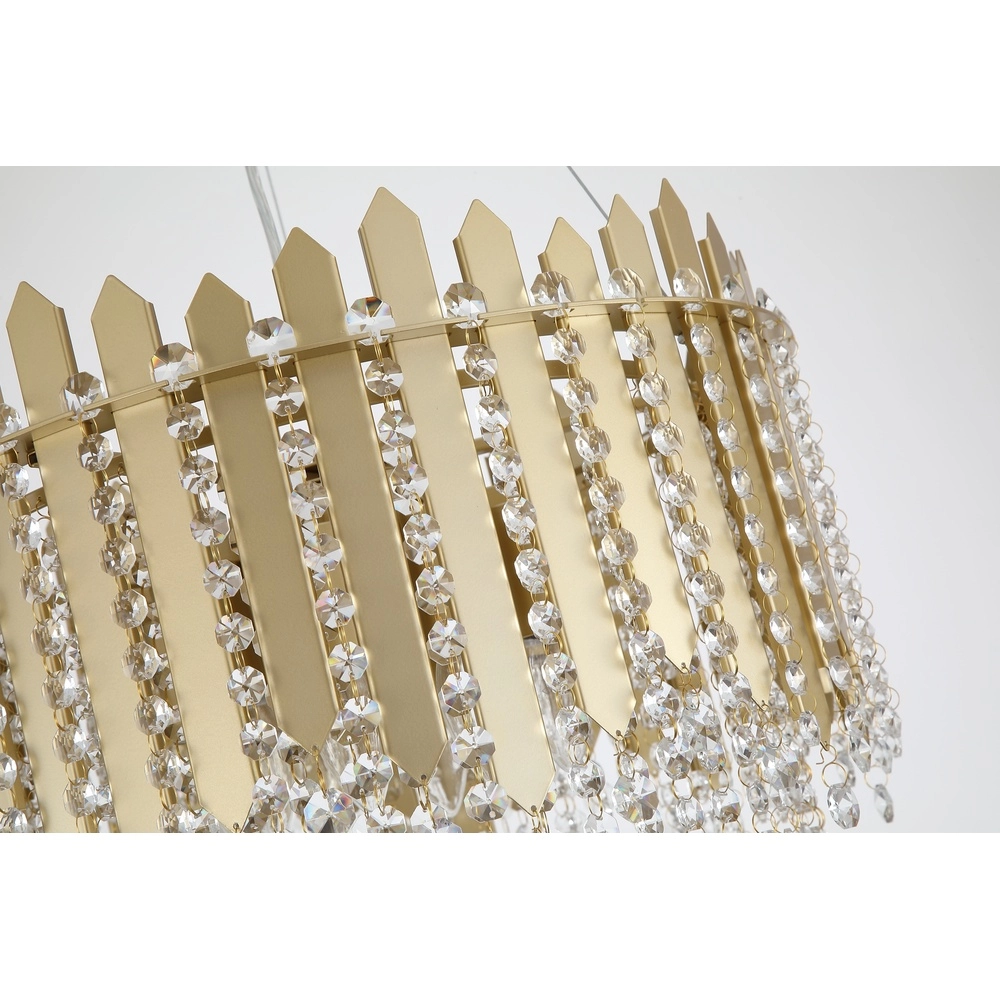 Pendelleuchte Spear gold Ø 45cm Searchlight 5053423302201
