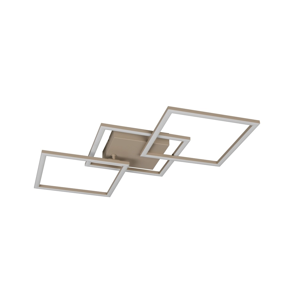 Moderne Deckenlampe Trail 74,5 cm sandbraun Trio 4017807714180