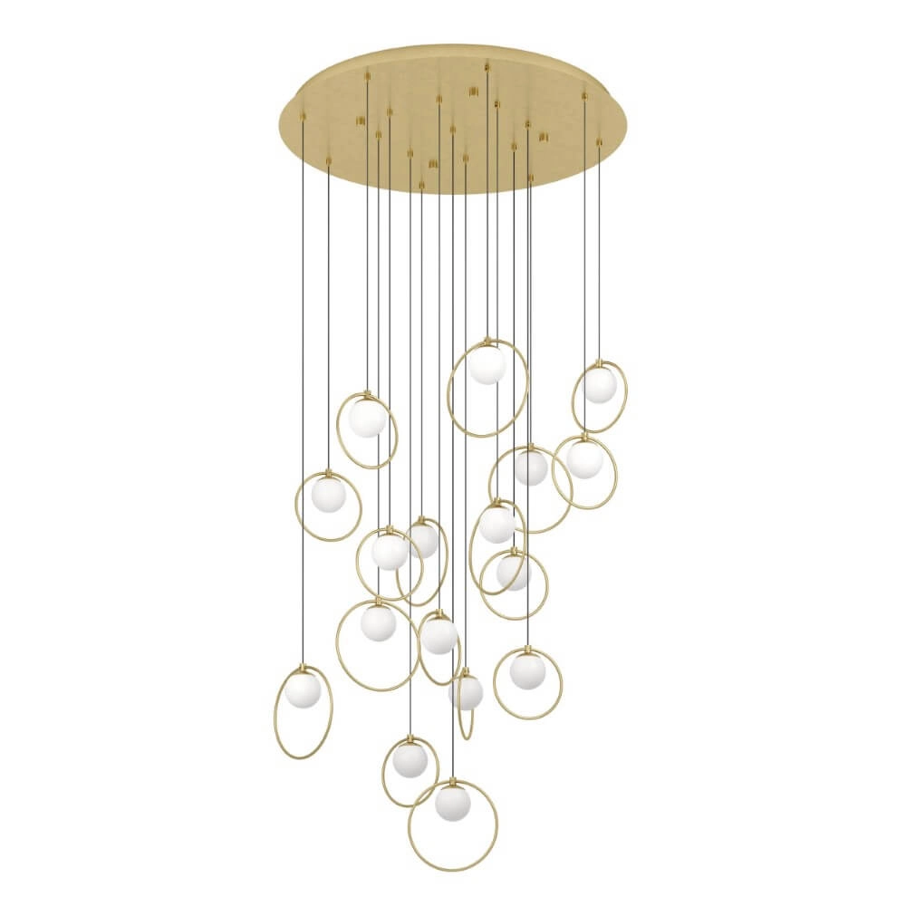 Goldene Hängelampe Portocolom Ø 78cm