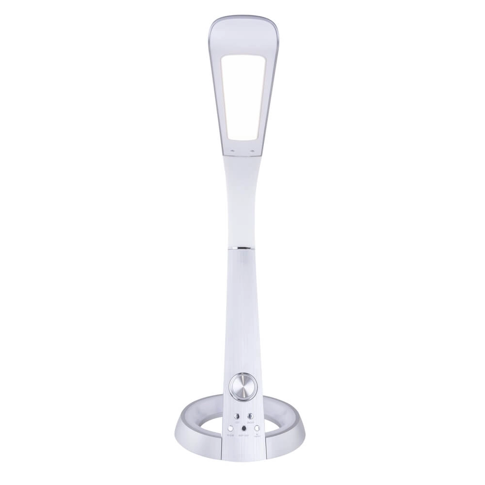 Schreibtischlampe Mitti Silbergrau Globo 9007371384716