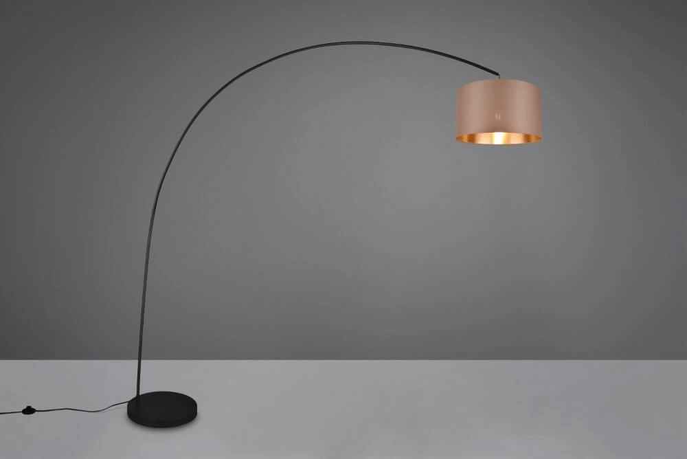 Bogenlampe Mansur Schwarz Trio 4017807574524