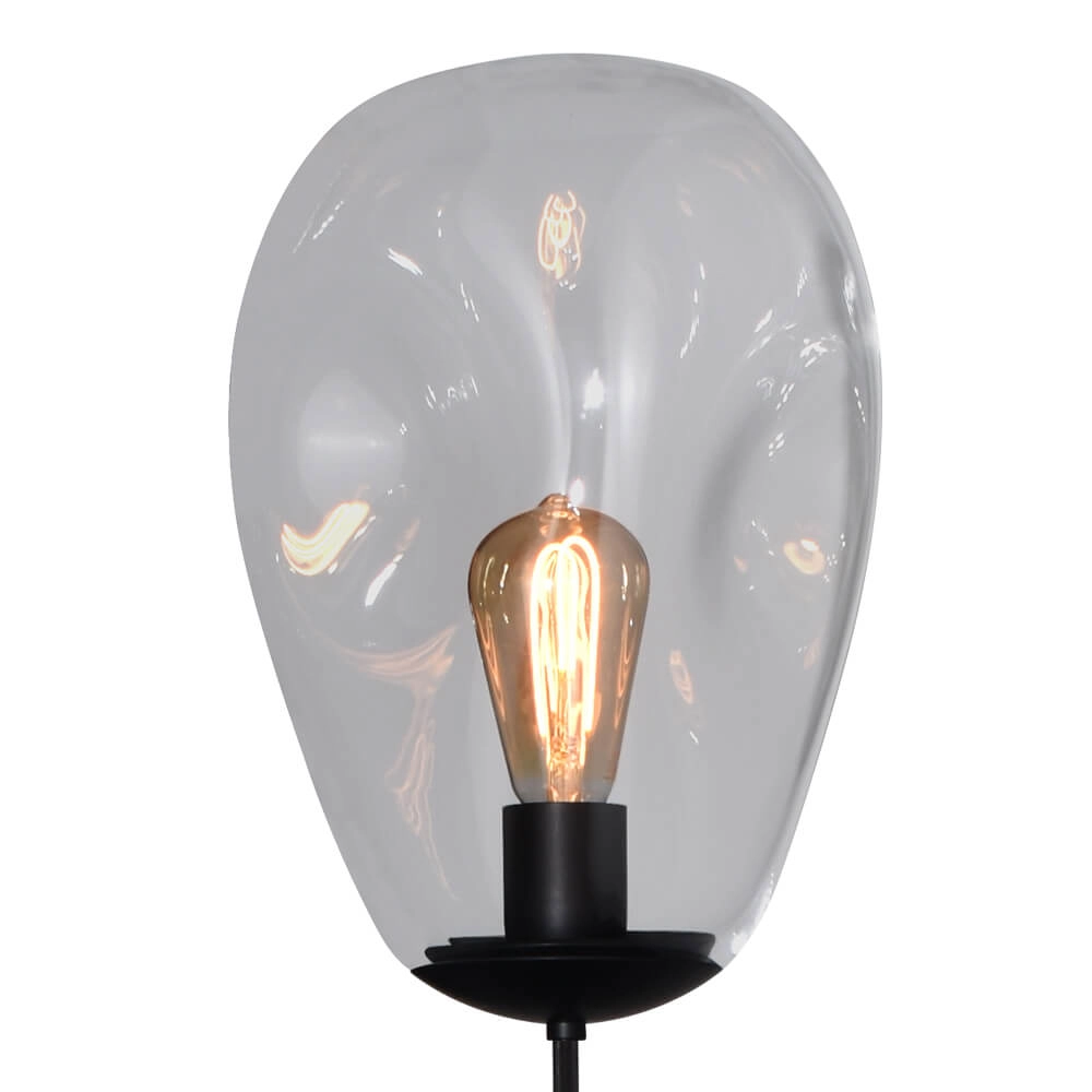 Stehlampe Lava Ø 22,5cm Klarglas Masterlight 8718121286655