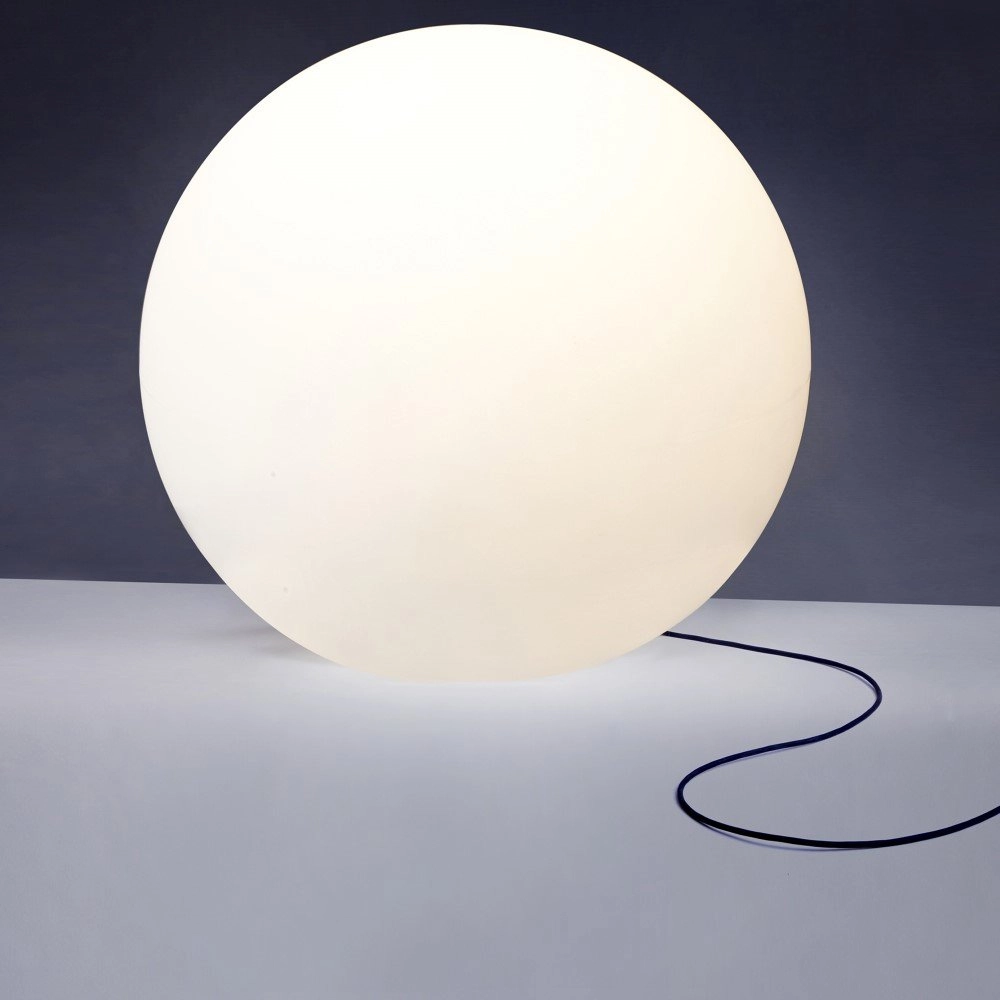 Weiße Gartenlampe Cumulus Ø 60cm Lyora 5903139697897