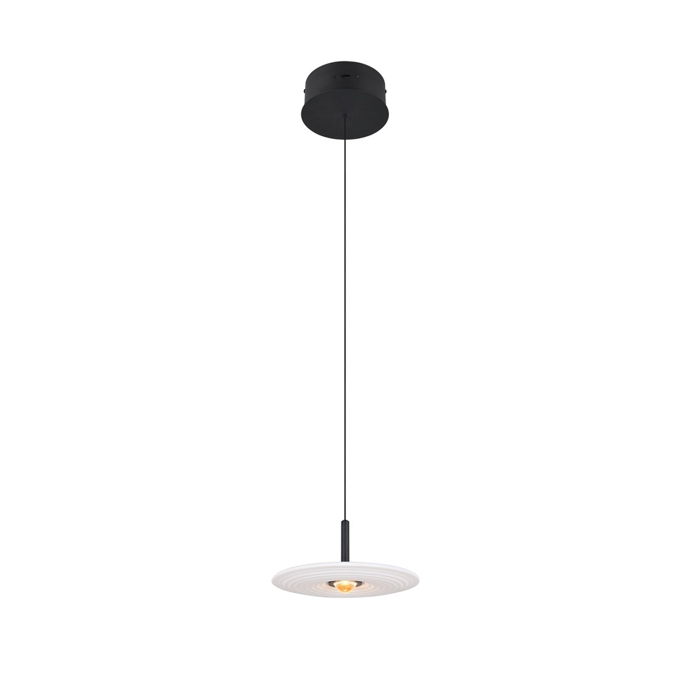 Design-Pendellampe Sirena Weißes Glas