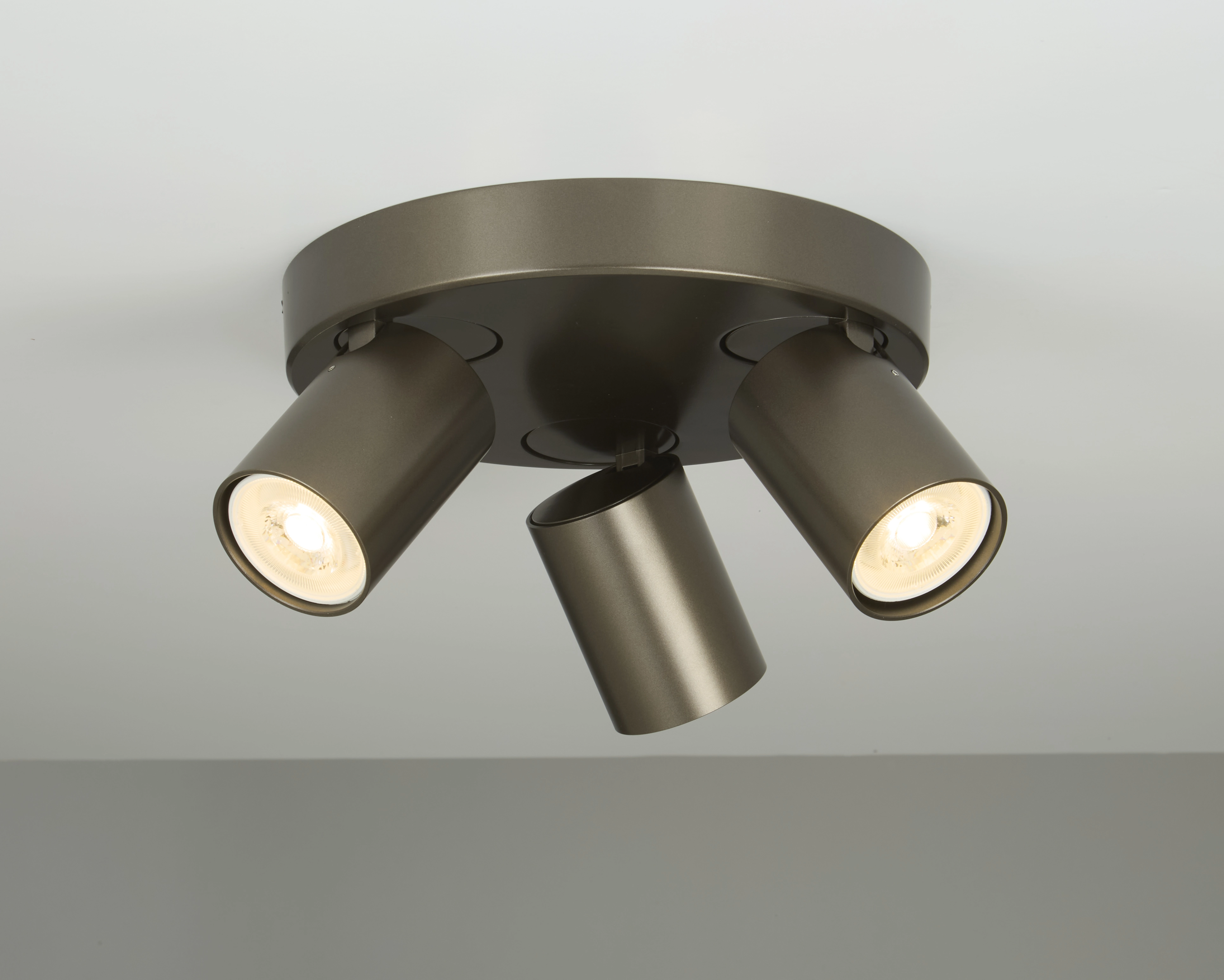 Deckenlampe Moon 3 Runde Bronze