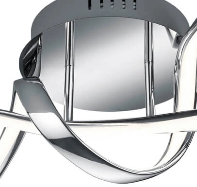 LED-Deckenleuchte Perugia Chrom Trio 4017807525786