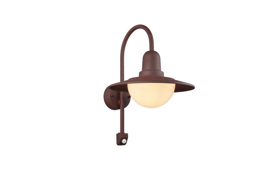 Wandleuchte rostbraun Norman mit Bewegungssensor Trio 4017807492613