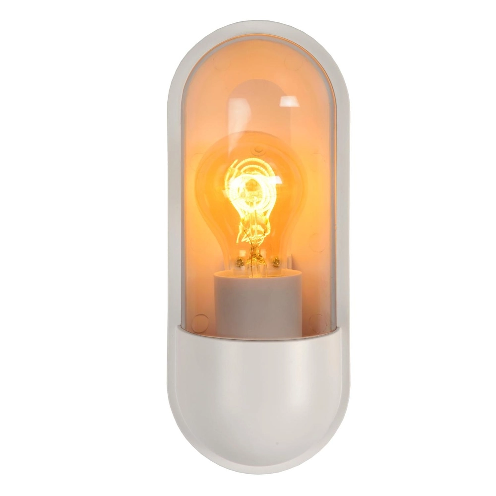 Wandlampe Capsule IP54 weiß Lucide 5411212290465