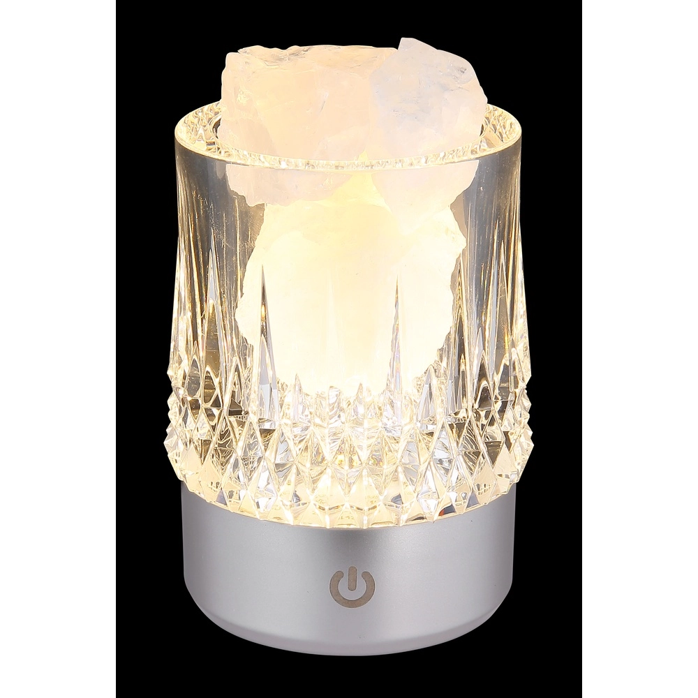 Tischlampe Lizzy Silbergrau Globo 9007371572311