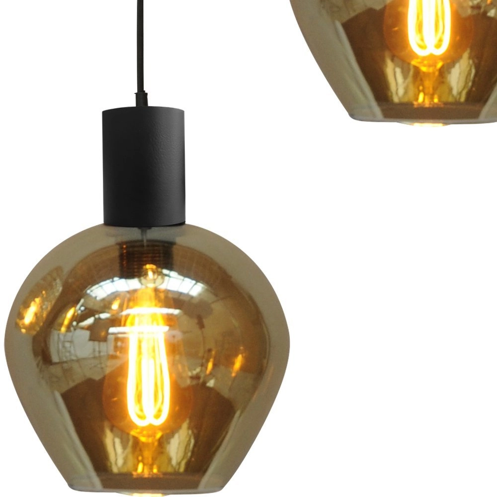Hängelampe Bounty 3-flammiges Rauchglas Masterlight 8718121247830