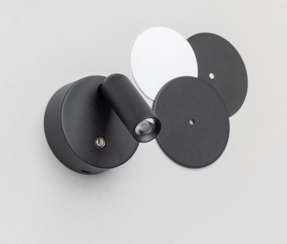 Aufbaustrahler Wiflex Schwarz ETH 8720195308201