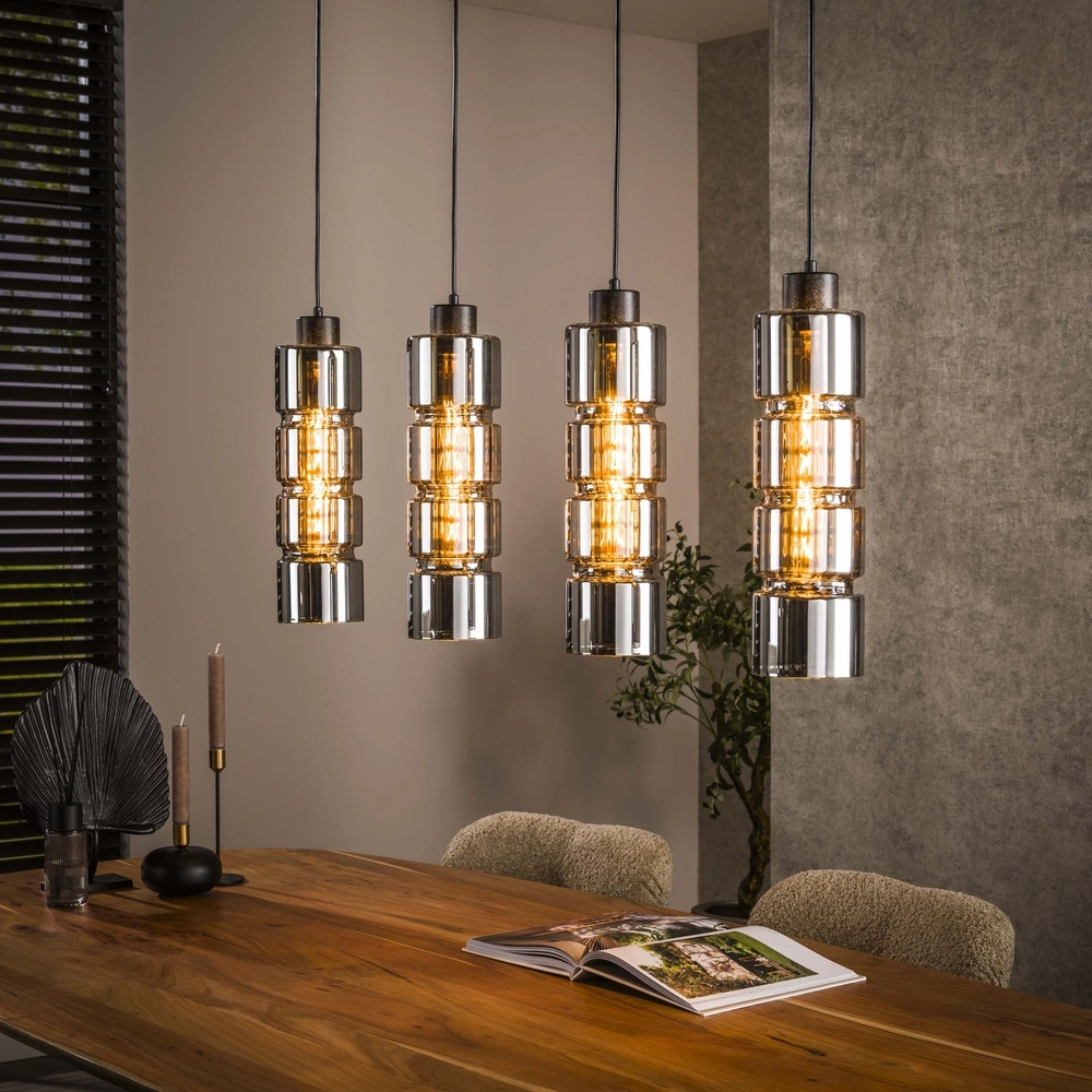 Zylinder-Pendellampe Cylinder 4 Lichter – Ø 12 cm Lyora 8716803511965