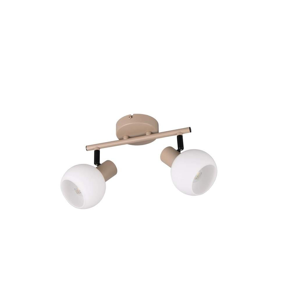 Deckenlampe Boba 2-helles Beige Trio 4017807654615