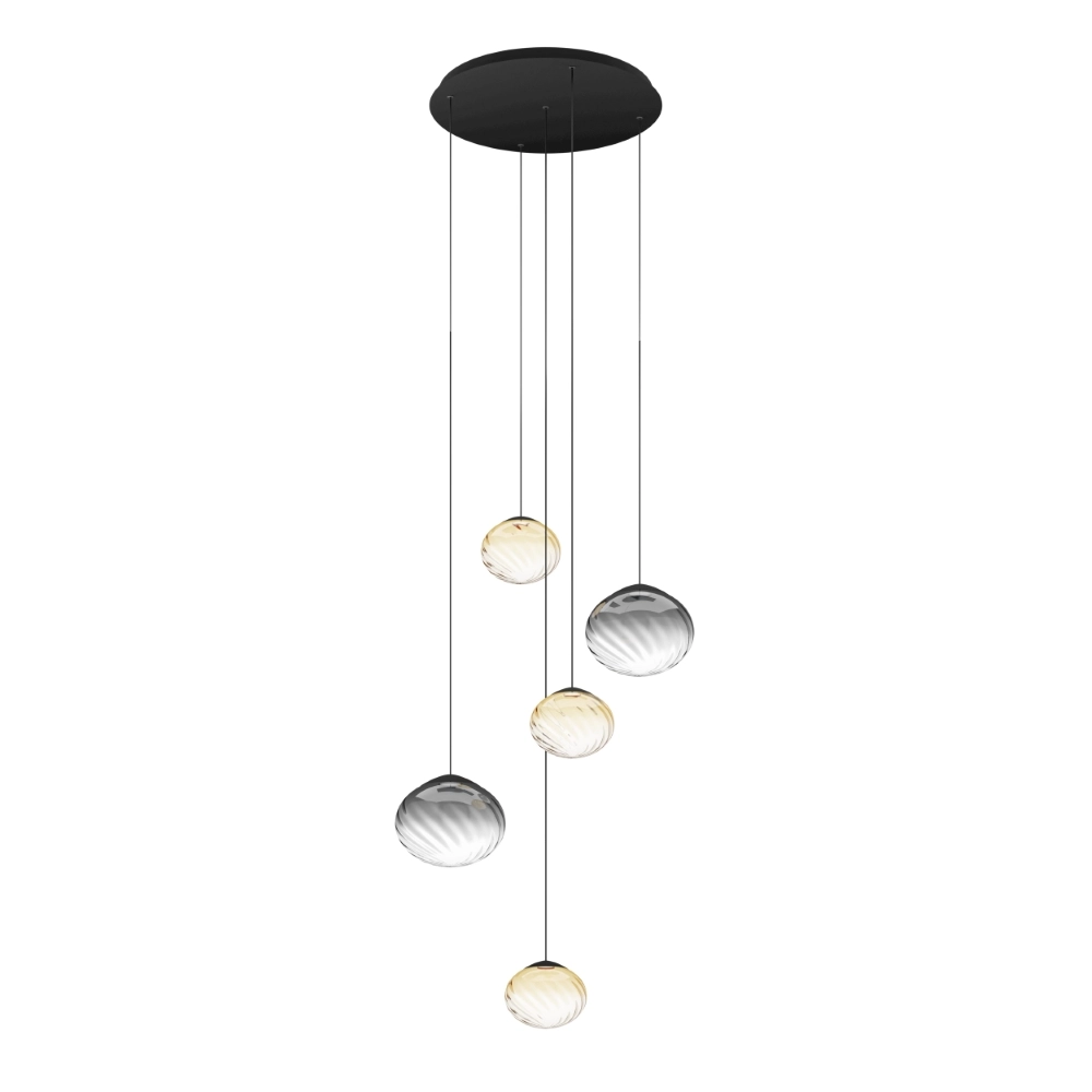 Pendellampe Pantoja schwarz Ø 68 cm