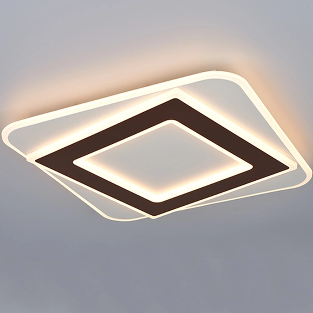 Deckenlampe Yomi Quadratischer Mocha Brown Trio 4017807704273