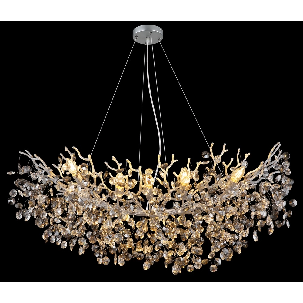 Pendellampe Queena Silbergrau 100cm Globo 9007371531691
