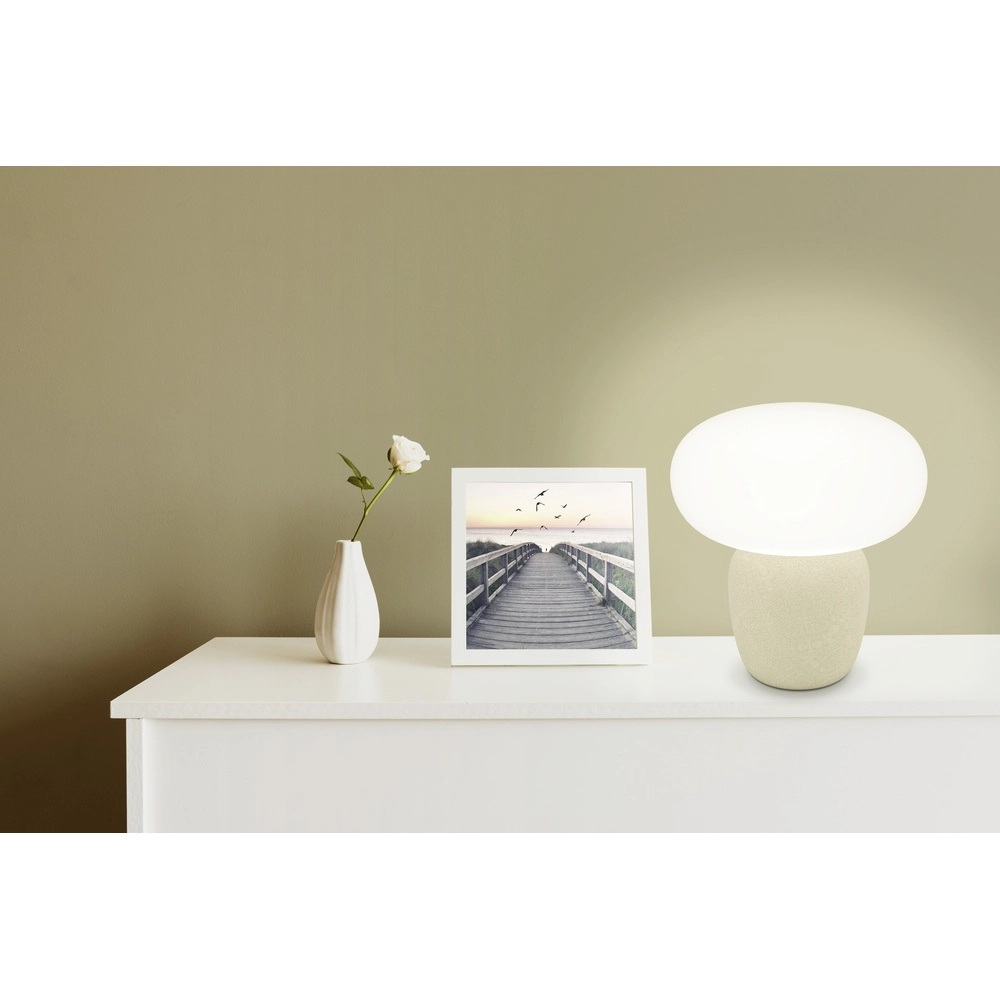 Beige Tischlampe Cahuama Ø 30cm - 1x E27 Eglo 9002759998240