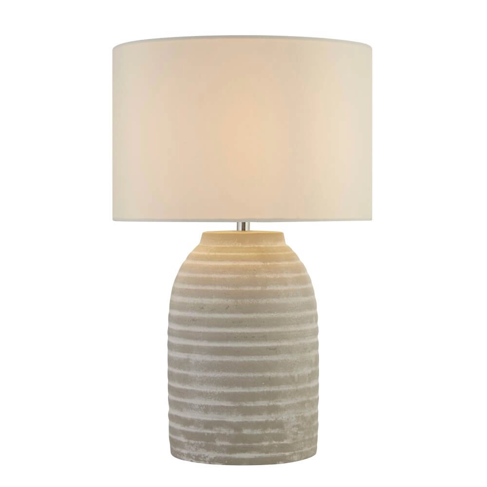 Tischlampe Tablu Creme