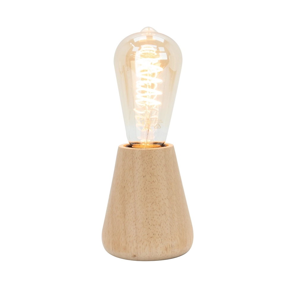 Dezente Tischlampe Asby Leichtes Holz Eglo 9002759440145