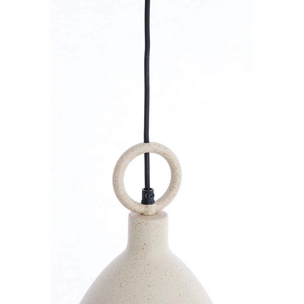Metall-Pendellampe Risari Ø 24 cm – sandbraun Light & Living 8717807787684