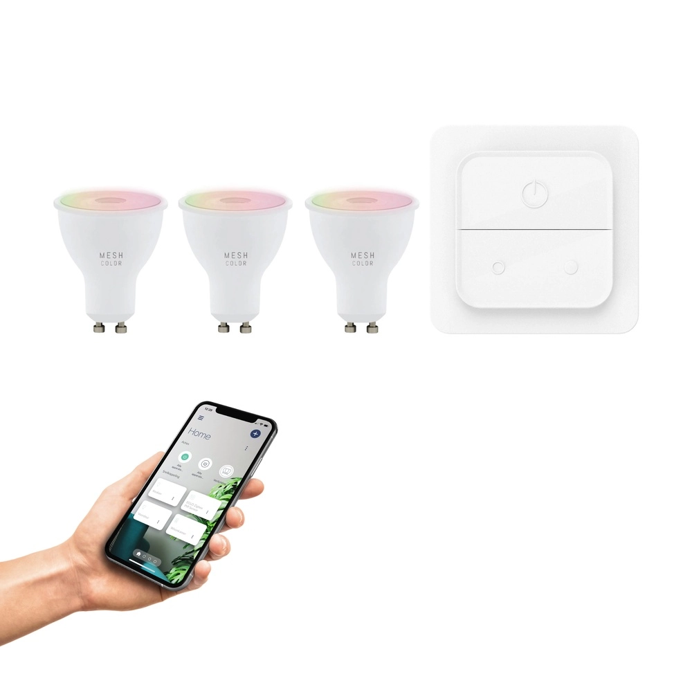 Set mit 3 Led Zigbee GU10 4,9 W - 345 lm - 2700-6500 K