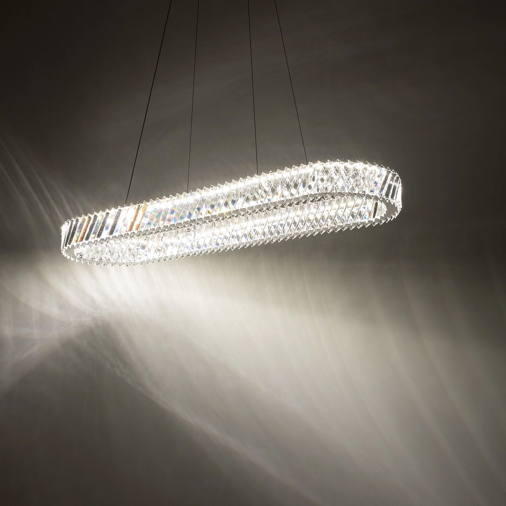 Kronleuchter Luxora Led 120 x 35 cm großer Kristall Lyora 5903139117074