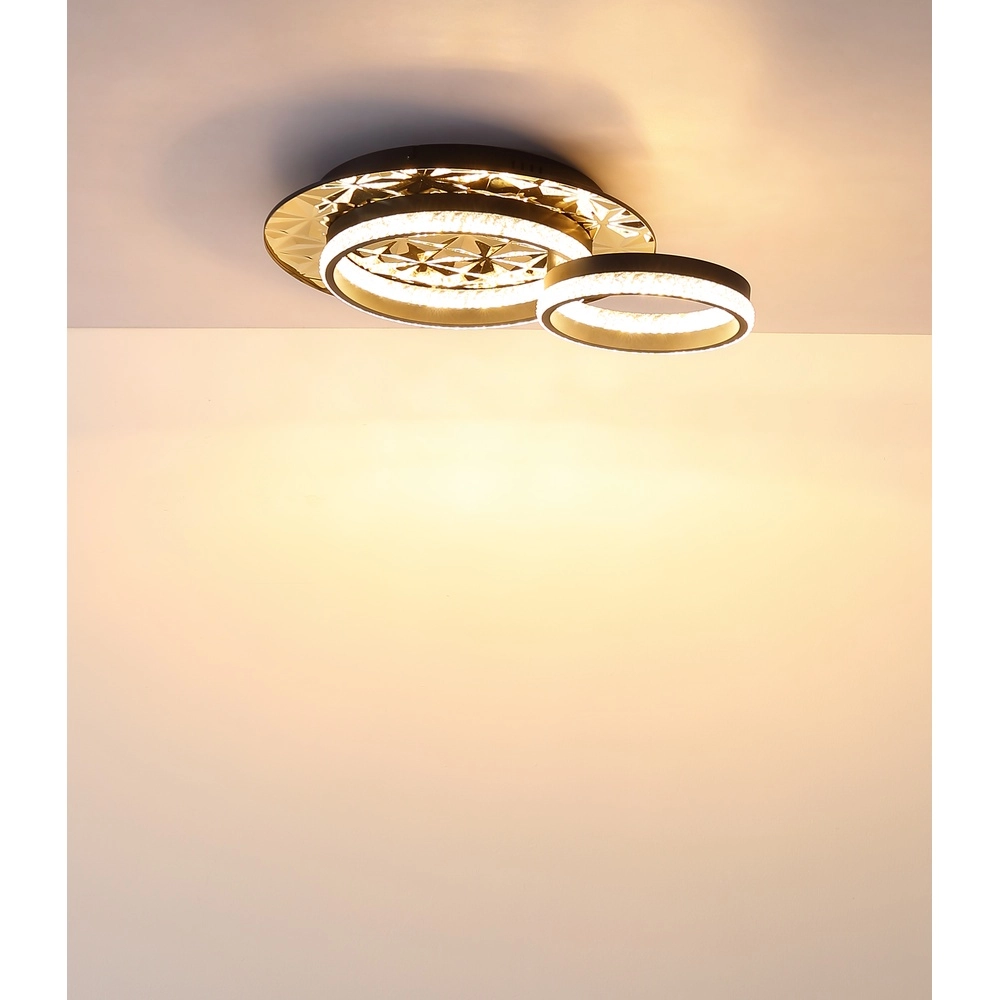 Design-Deckenlampe Della Ii Schwarz mit Gold Globo 9007371575190