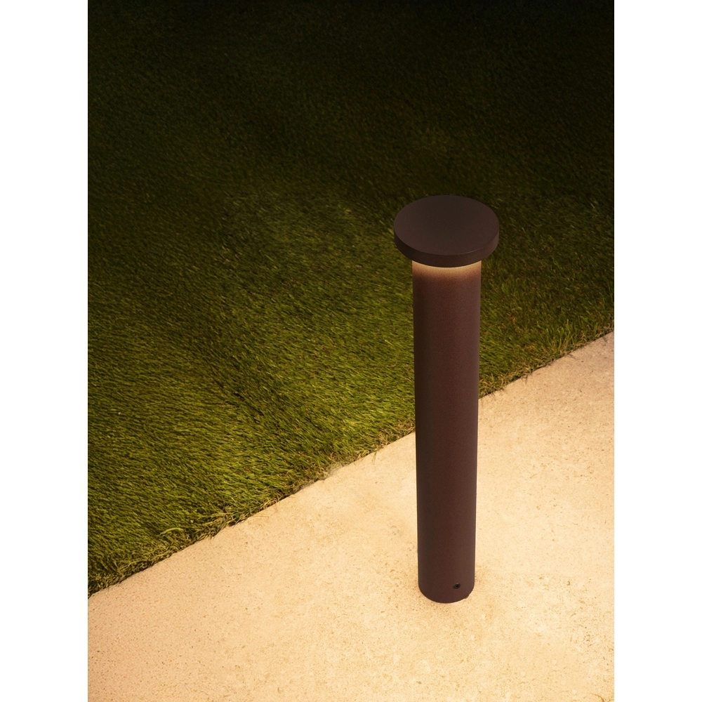 Moderne Wegbeleuchtung Bast rostbraun 45 cm – 2700.000 km