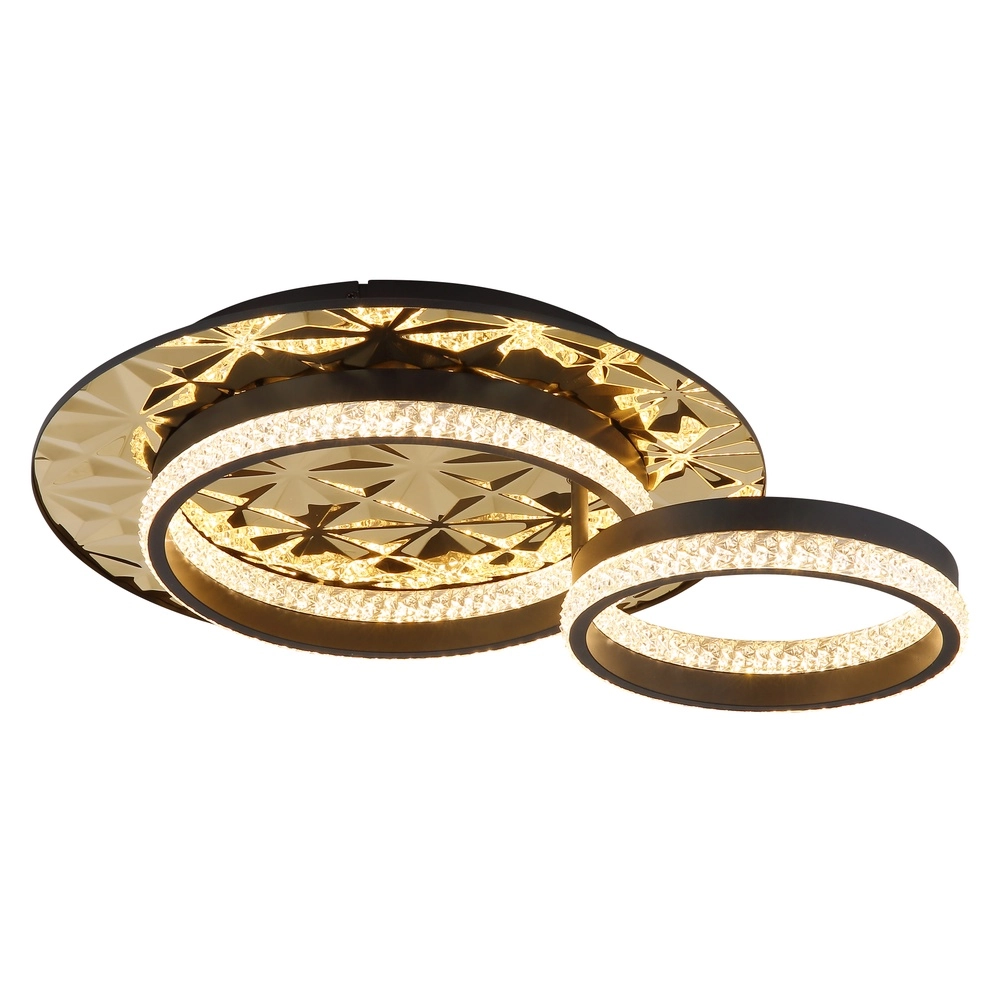 Design-Deckenlampe Della Ii Schwarz mit Gold