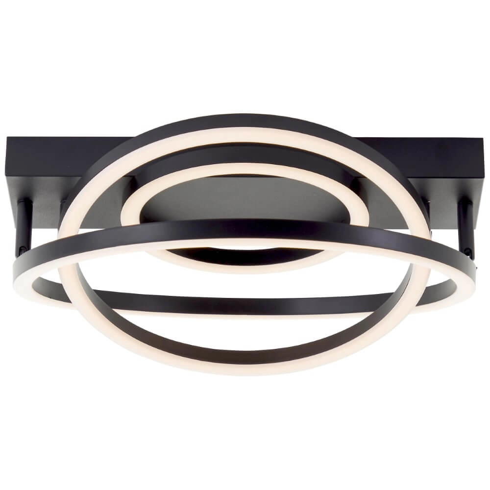 Dimmbare Deckenleuchte Pedley Schwarz Brilliant 4004353442094