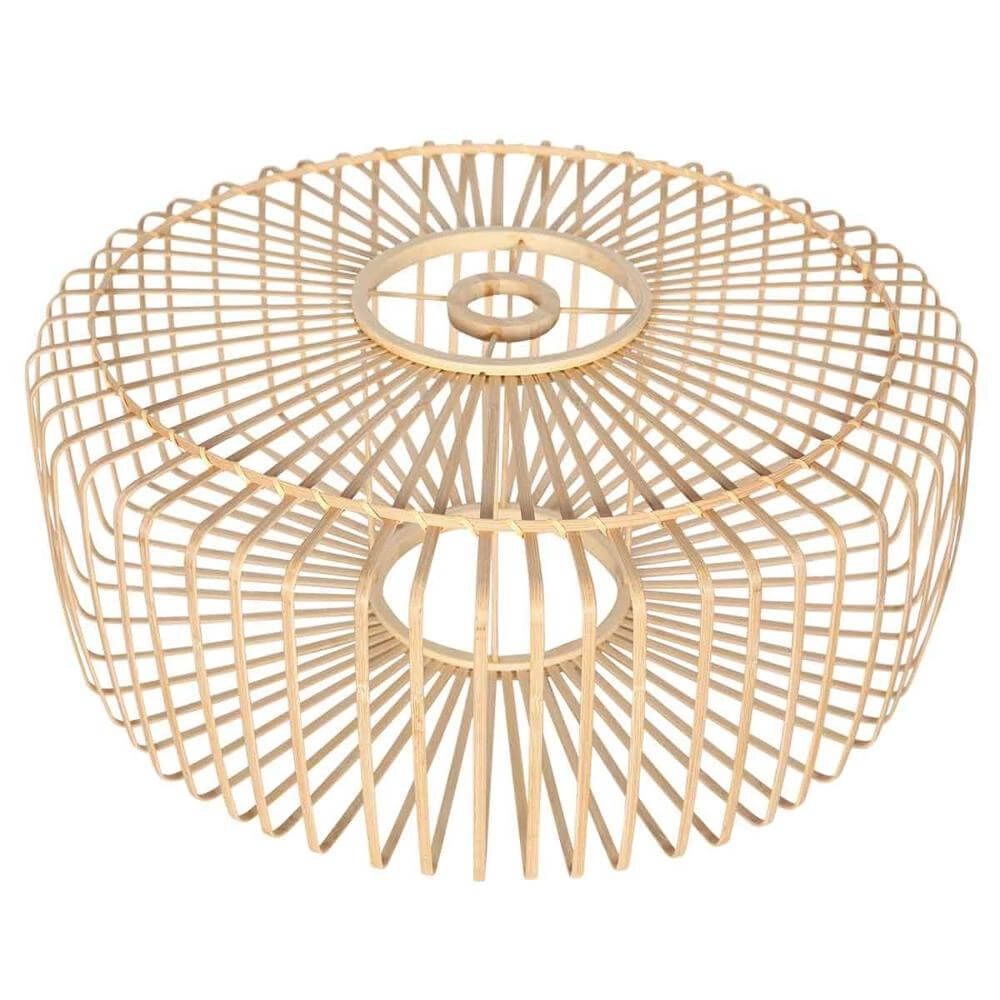 Bogenlampe Sparkled Light Bronze mit Bambus-Schattenleiste Ø 45cm Steinhauer 8712746179910