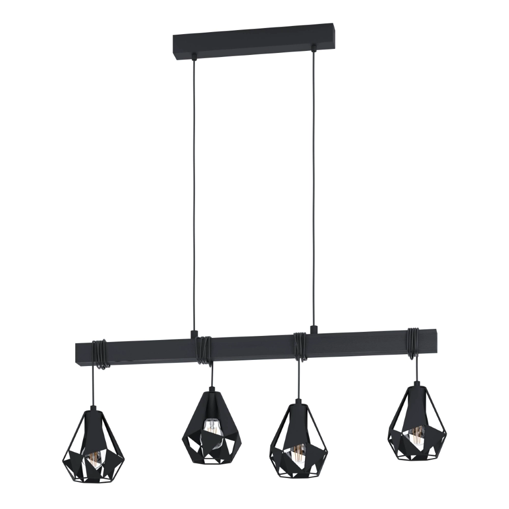 Design-Pendelleuchte Townshend 7 schwarz
