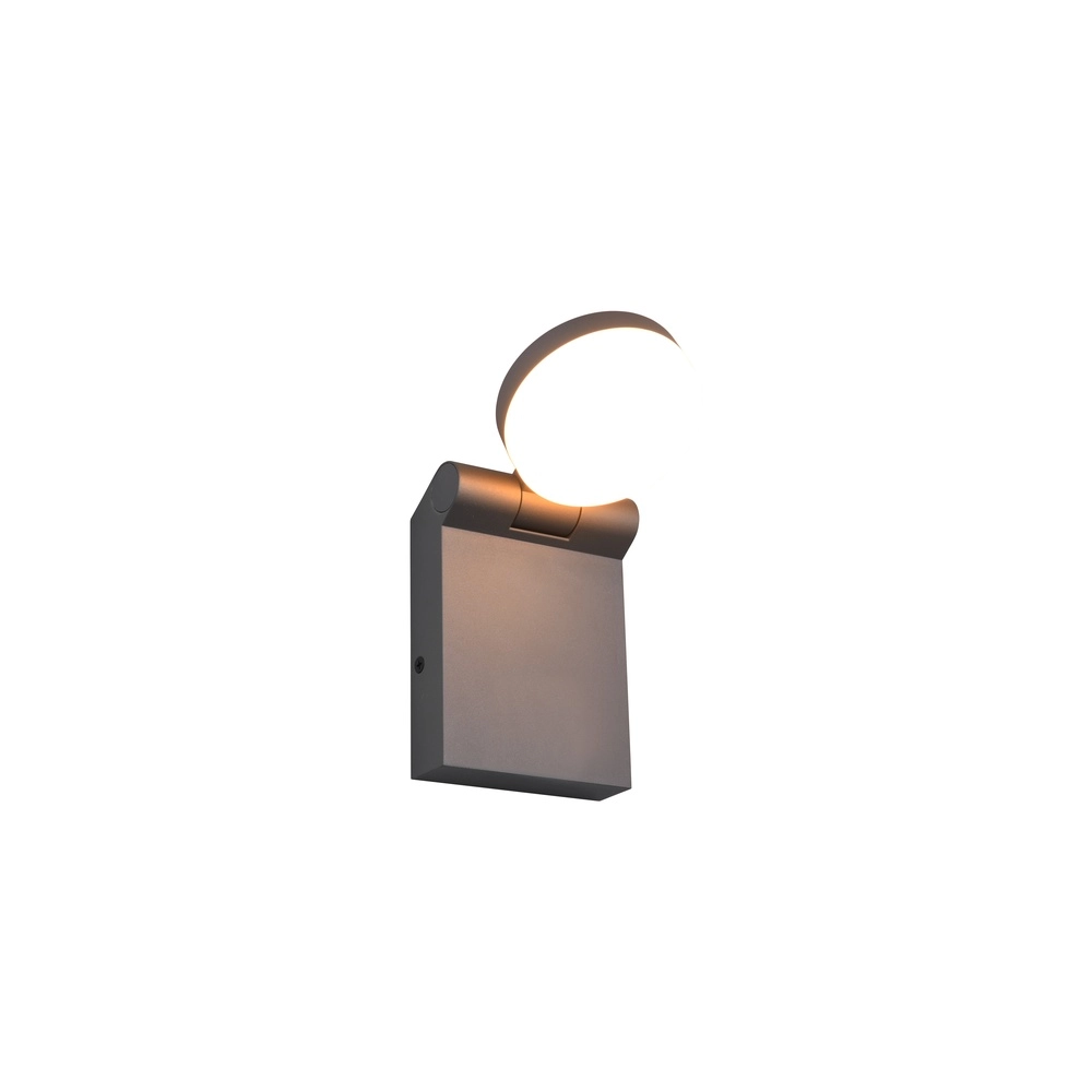 Schlanke Wandleuchte Adour anthrazit Trio 4017807603392