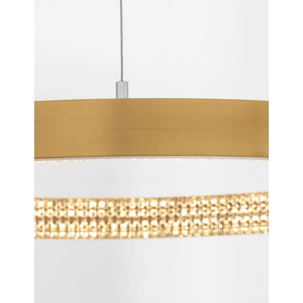 Pendelleuchte Preston gold Ø 40cm Lyora 5212017424068