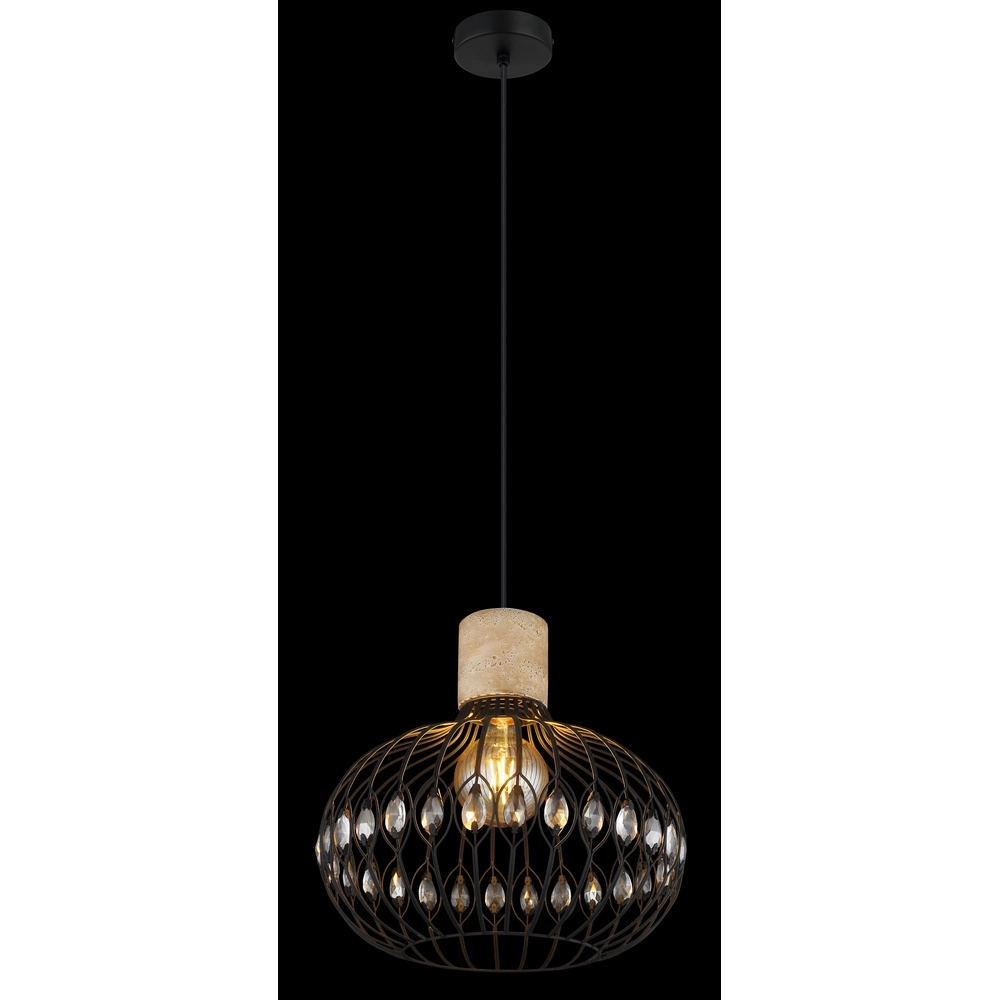 Pendellampe Dorthy Country Black Globo 9007371578061